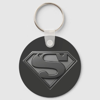Superman logo keychain