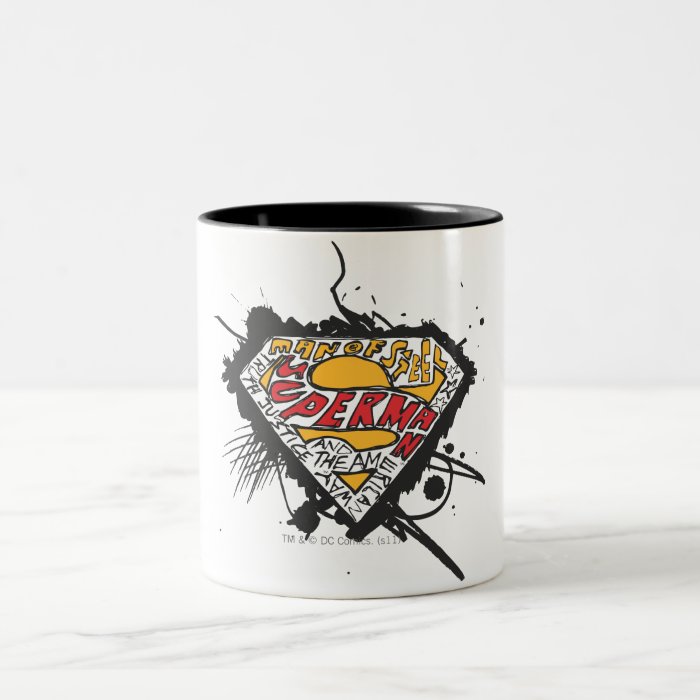 Superman, Logo with letters Coffee Mug