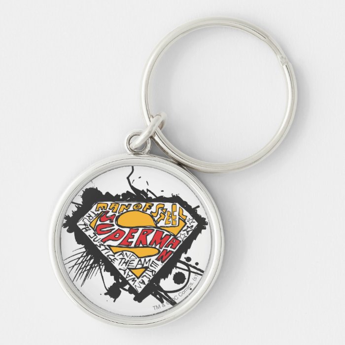 Superman, Logo with letters Key Chains