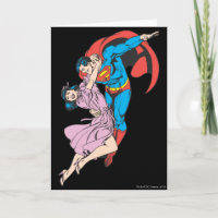 Superman & Lois in Pink Card