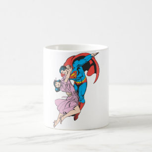 Superman & Lois in Pink Coffee Mug