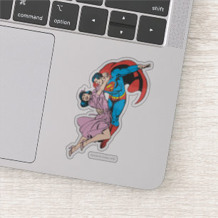 Superman & Lois in Pink Sticker