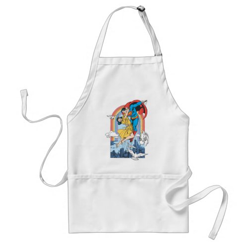 Superman  Lois in Yellow Adult Apron