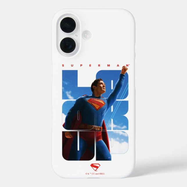 Superman Look Up Pose Case-Mate iPhone Case (Back)