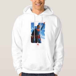 Superman Look Up Pose Hoodie
