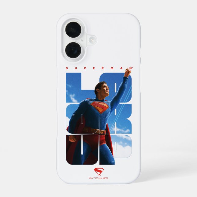 Superman Look Up Pose Iphone Case (Back)