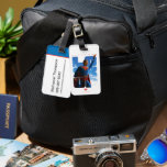 Superman Look Up Pose Luggage Tag<br><div class="desc">Feel the power and hope of Superman with this striking, cinematic-style design! Featuring the Man of Steel confidently raising his fist toward the sky, this artwork is layered over the bold typographic message “LOOK UP”—reminding us all to aim higher. The design blends clean modern lines with an epic superhero stance,...</div>