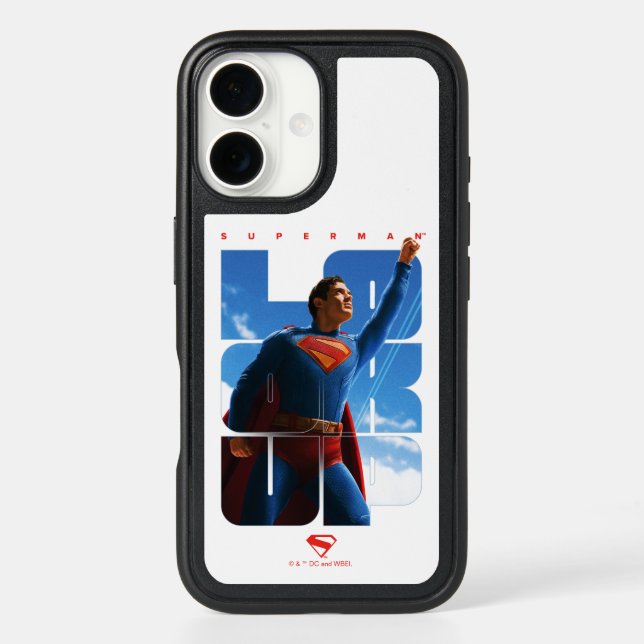 Superman Look Up Pose Otterbox iPhone Case (Back)