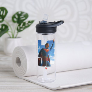 Superman Look Up Pose Water Bottle