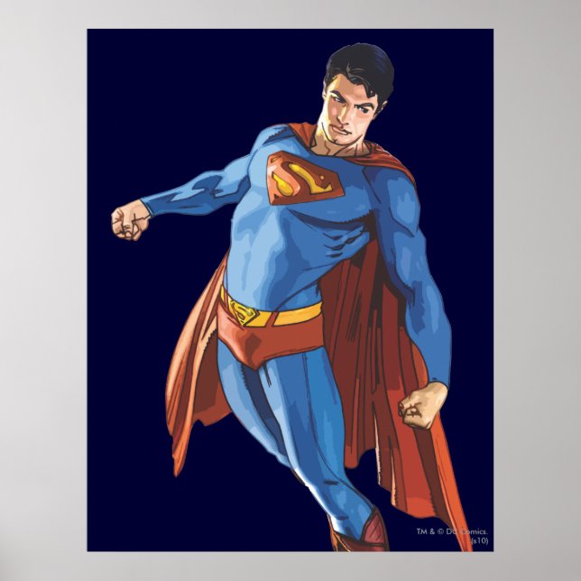 Superman Looking Down Poster (Front)