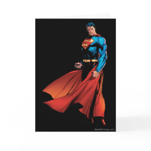 Superman Looks Front Card