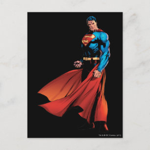 Superman Looks Front Postcard
