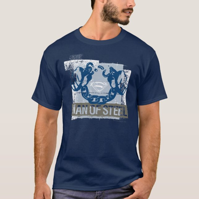 Superman Man of Steel T-Shirt (Front)