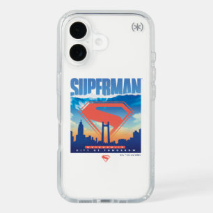 Superman Metropolis Skyline iPhone 16 Case
