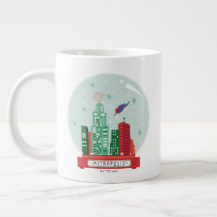 Superman Metropolis Snow Globe Graphic Giant Coffee Mug