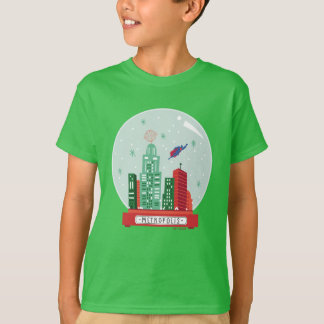 Superman Metropolis Snow Globe Graphic T-Shirt