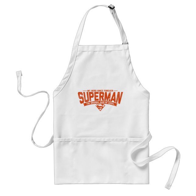 Superman - My Hero Since Forever Adult Apron (Front)