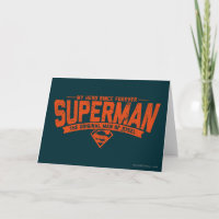 Superman - My Hero Since Forever Card
