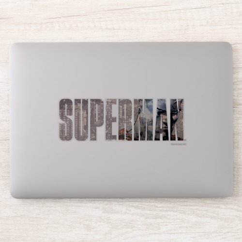 Superman Name Sticker