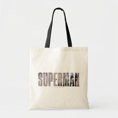 Superman Name Tote Bag