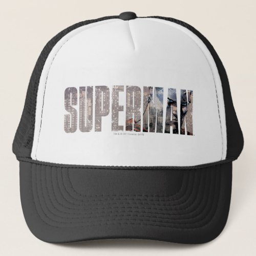 Superman Name Trucker Hat