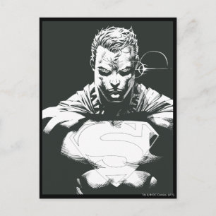Superman Outline Postcard