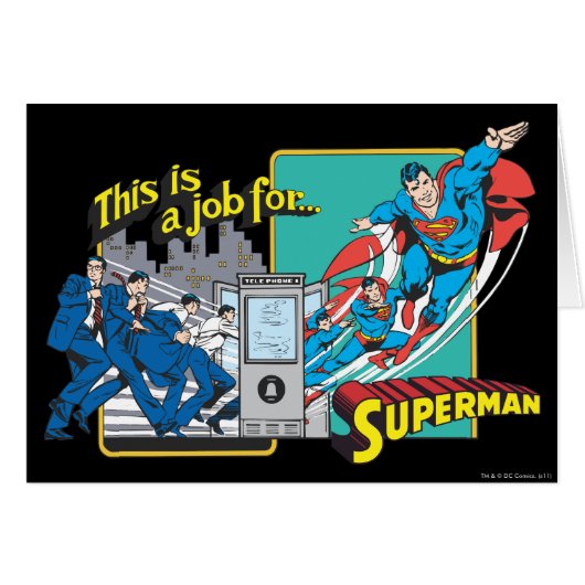 Superman Phonebooth Cards (Front Horizontal)