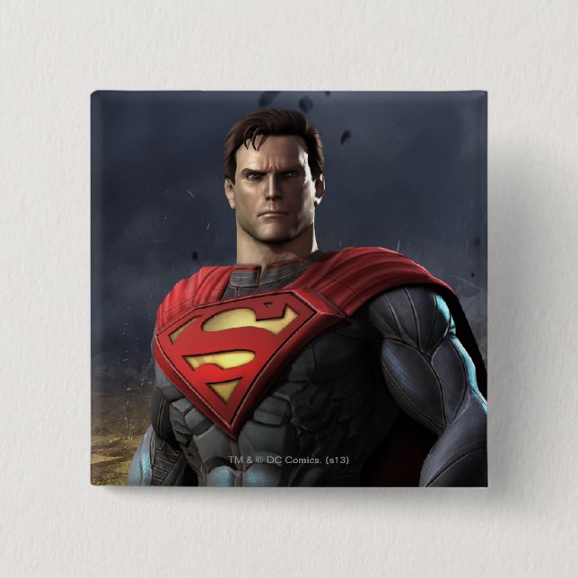 Superman Pinback Button (Front)