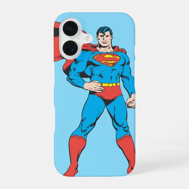 Superman Posing 2 Iphone Case (Back)