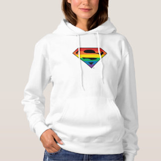 Superman Rainbow Logo Hoodie