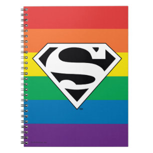 Superman Rainbow Logo Notebook