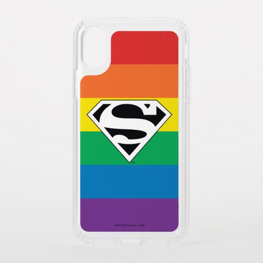 Superman Rainbow Logo Speck iPhone X Case