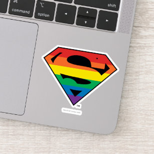 Superman Rainbow Logo Sticker
