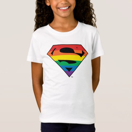 Superman Rainbow Logo T_Shirt