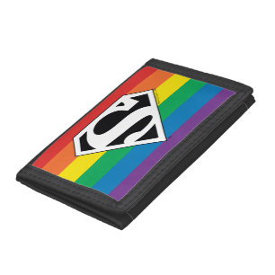 Superman Rainbow Logo Tri-fold Wallet