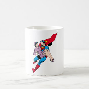 Superman rescues Louis Coffee Mug