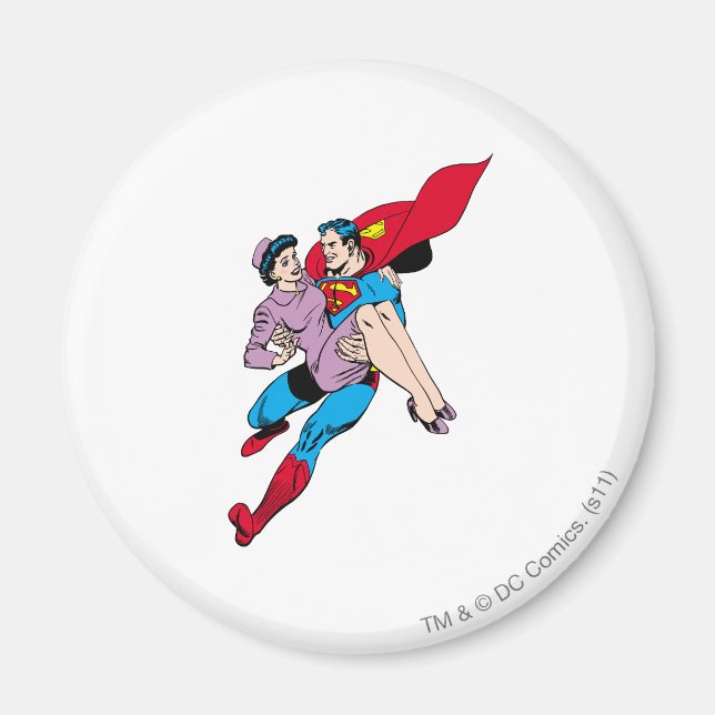 Superman rescues Louis Magnet (Front)