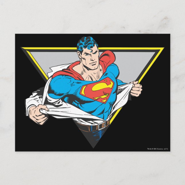 Superman Revealed Postcard (Front)