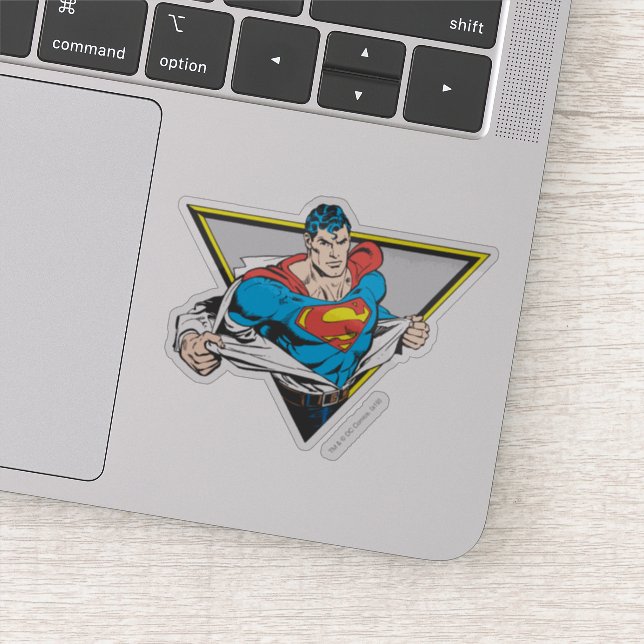 Superman Revealed Sticker (Detail)