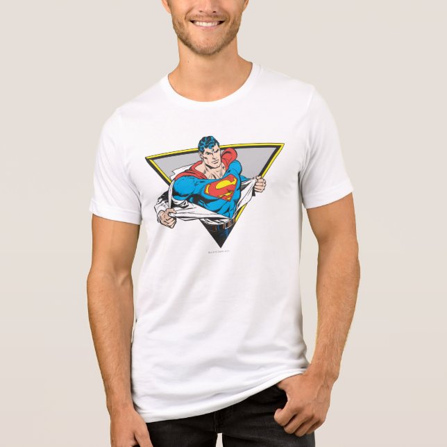 Superman Revealed Tri-Blend Shirt (Front)