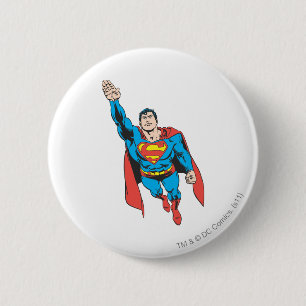 Superman Right Arm Raised Button