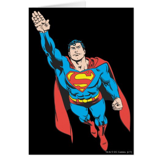 Superman Right Arm Raised Cards (Front)