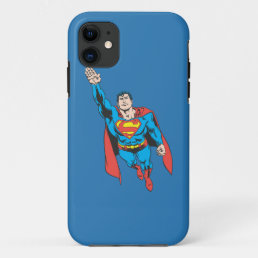 Superman Right Arm Raised iPhone 11 Case