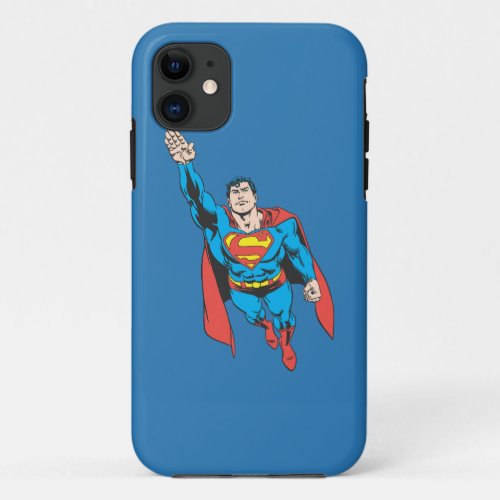 Superman Right Arm Raised iPhone 11 Case