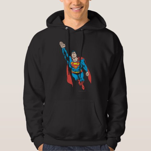 Superman Right Arm Raised Hoodie