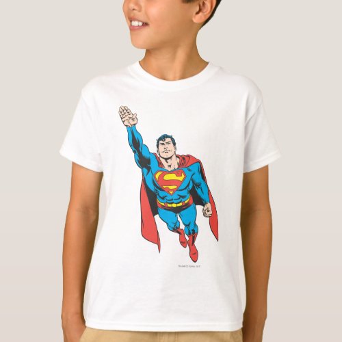 Superman Right Arm Raised T_Shirt