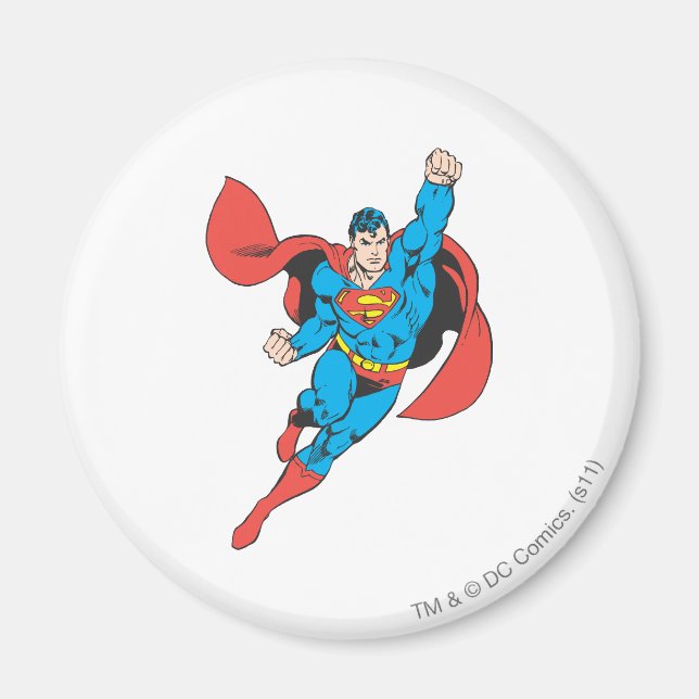 Superman Right Fist Raised Magnet (Front)
