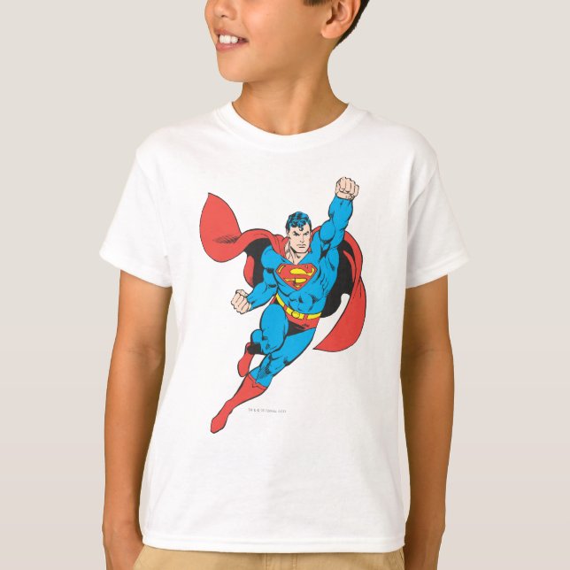 Superman Right Fist Raised T-Shirt (Front)