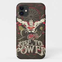 Superman - Rise To Power Poster iPhone 11 Case