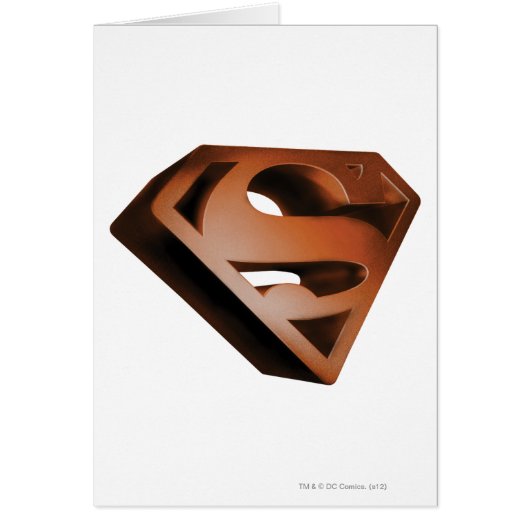 Superman S-Shield | 3D Grainy Logo Cards (Front)